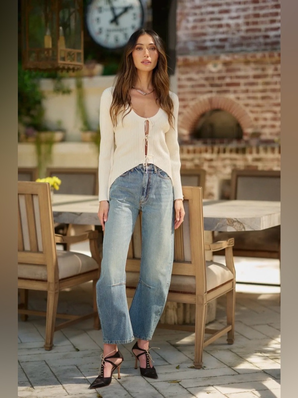 NEW Road to Nowhere Pilon Barrel Jean Japanese Denim in Marble Dusted Blue